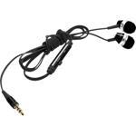 EBX104 Lightweight Ergonomic Earbuds With Mic - Bl