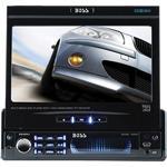 In-dash Single-DIN DVD-CD Receiver 7  Flip out TFT