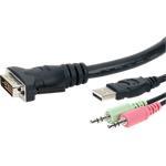 6' KVM Cables for SOHO w Audio