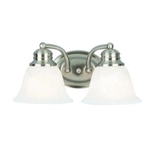 Orleans two Light Vanity - Nickel