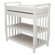 Nadia Baby Diaper Table in White