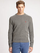 Raglan Lambswool Crewneck Sweater
