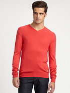 Silk V-Neck Sweater