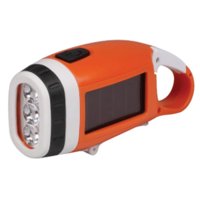 Solar Carabiner Crank Flashlight