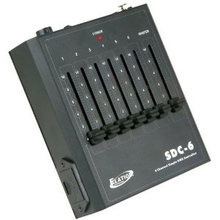 SDC6   6 channel, basic DMX controller. AC or 9V b