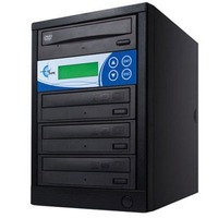 GS3SOB black 3 Copy DVD/ CD Duplicator Features So