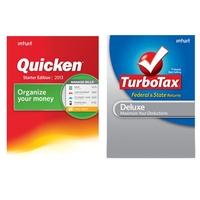 DL - Quicken Starter Ed. & DL -TurboTax Dlx W/ Sta