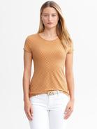 Luxe Touch Diagonal Stripe Tee