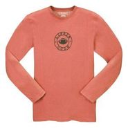 Men Fade Out Football Coin Long Sleeve Tee Shirt 1