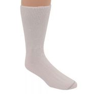 Extra Wide Athletic Crew Socks - King Size 7200-wh