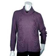 Long Sleeve Fold Over Turtleneck Sweater 079540-la