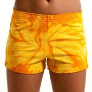 Juniors Spider Tie-Dye Shorts - Gold 4000-gold