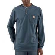 Long Sleeve Workwear Henley k128-blus