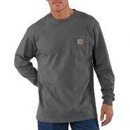 Long Sleeve Workwear Crewneck T-Shirt k126