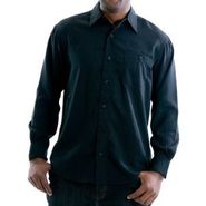 Men Long Sleeve Solid Tone On Tone Microfiber Shir