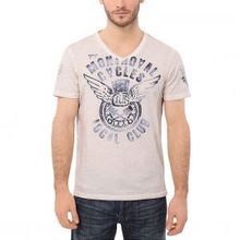 Men Nafig Short Sleeve V-Neck Graphic Tee bm13733