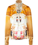 Honey and White Printed Cake A Flake Top