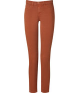 Terracotta Mid Rise Skinny Leg Pants