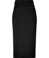 Black High Waisted Pencil Skirt