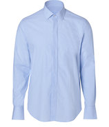 Light Blue Micro Striped Cotton Julius Shirt