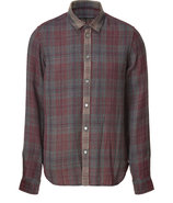 Navy Multi Melange Plaid Ilia Shirt
