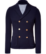 Navy Double Breast Gold Button Blazer
