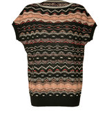Clay/Black Pattern Knit-Top