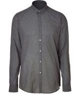 Olive and Black Plaid Slim Fit Shirt