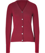 Cabernet V-Neck Cashmere Cardigan