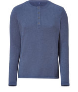 Blue Henley Sweatshirt