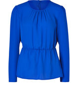 Bright Sapphire Silk Jethra Top