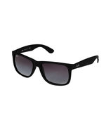 Matte Black Rubberized Acetate Justin Gradient Sun