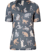 Shadow Grey Multi Nekos T-Shirt