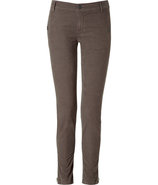 The Gwenevere taupe pants with flaps and zips