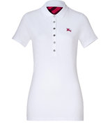 White Short Sleeve Polo Shirt