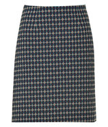 Marine Blue Geometric Woven skirt