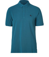 Pale Petrol Blue Cotton Short Sleeve Wheeler Polo 