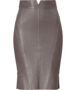 Mud Stretch Leather Skirt