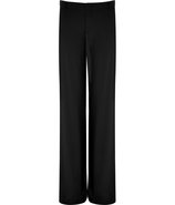 Black straight leg pants