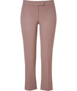Nude gabardine stretch pants