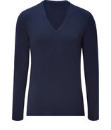 Open Blue V-Neck T-Shirt