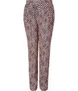 Desert Red Printed Celinia Pants