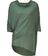 Pebble Green Draped Top