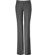 Faded Black Denim Flared Hutton Tuxedo Pants