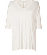 Cream Daphne Oversized Jersey T-Shirt