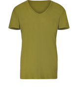 Military Olive V-Neck T-Shirt