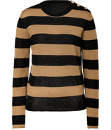 Black/Darjeeling Striped Pullover