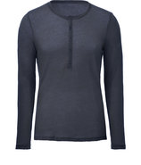 Midnight Blue Destroyed Henley