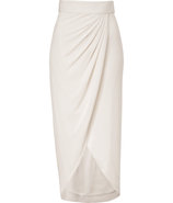 Ecru Abbey Wrap Skirt