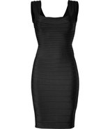Black bandage dress